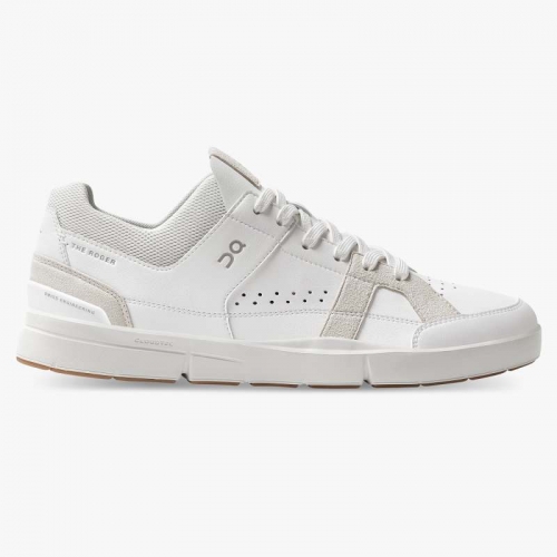 On Cloud Men's THE ROGER Clubhouse-White | Sand Shoes Online Outlet