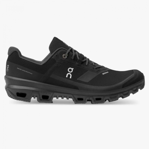 On Cloud Men's Cloudventure Waterproof-Black Shoes Online Sale