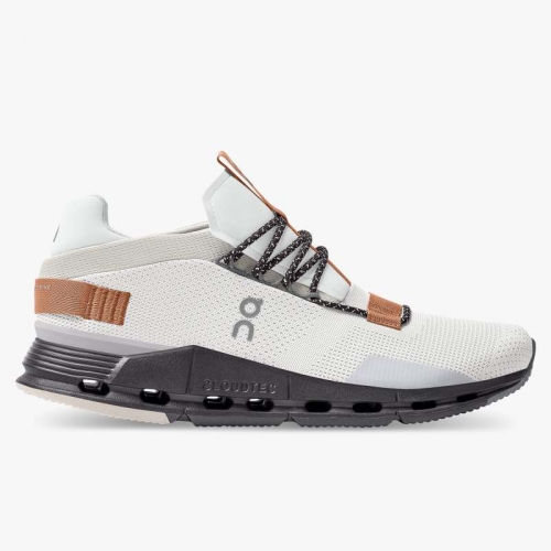 On Cloud Men's Cloudnova-White | Pecan Shoes Online Outlet