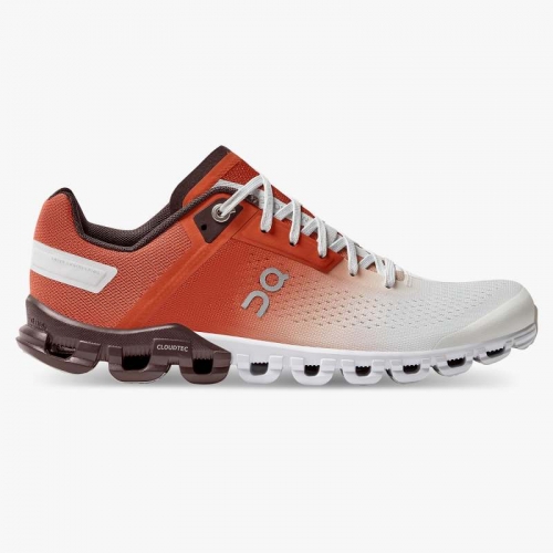 On Cloud Women's Cloudflow-Rust | White Shoes Latest Arrivals