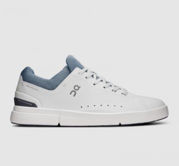 On Cloud Women's THE ROGER Advantage-White | Chambray Shoes New Arrivals