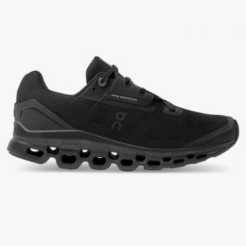 On Cloud Women's Cloudstratus-Black Shoes Latest Arrivals