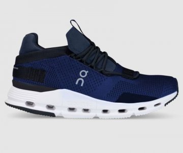 On Cloud Men's Cloudnova-Navy | White Shoes New Arrivals