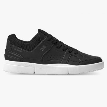 On Cloud Men's THE ROGER Clubhouse-Black | White Shoes Online Outlet