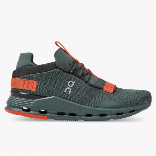 On Cloud Men's Cloudnova-Juniper | Orange Shoes Online Outlet