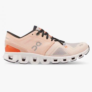 On Cloud Women's Cloud X 3-Rose | Sand Shoes Save More