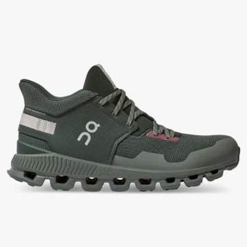 On Cloud Men's Cloud Hi Edge Stone Pine-Jungle | Forest Shoes Promotion Outlet