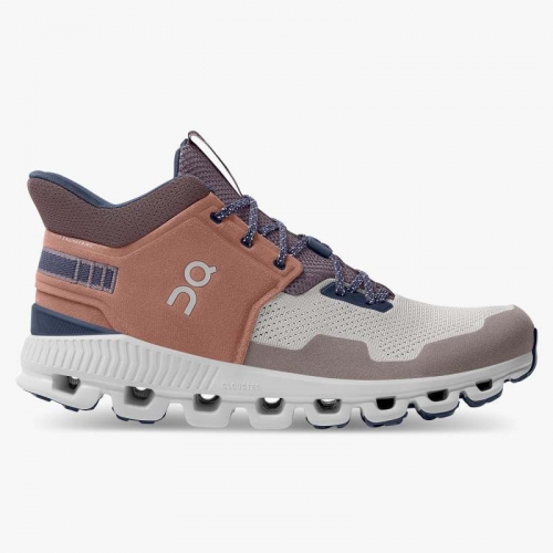 On Cloud Men's Cloud Hi Edge-Pecan | Clay Shoes Promotion Outlet