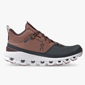 On Cloud Women's Cloud Hi Waterproof-Cocoa | Pebble Shoes Online Sale