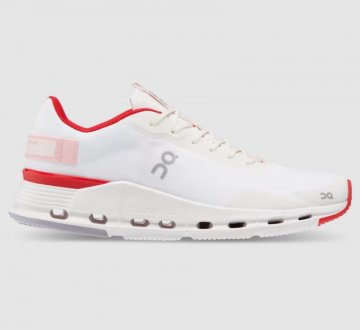 On Cloud Men's Cloudnova Form-White | Red Shoes New Arrivals