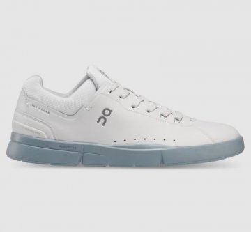 On Cloud Women's THE ROGER Advantage-White | Chambray Shoes New Arrivals