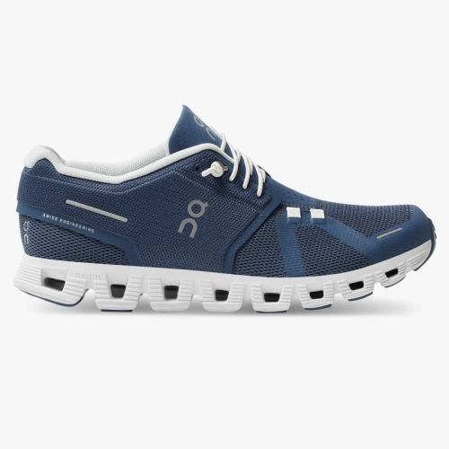 On Cloud Women's Cloud 5-Denim | White Shoes Free Shipping