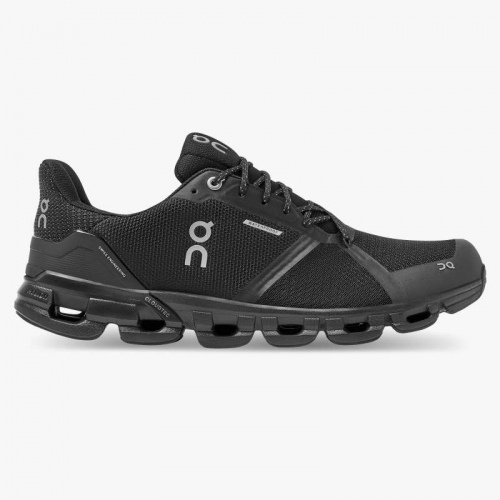 On Cloud Men's Cloudflyer Waterproof-Black | Lunar Shoes Online Sale