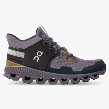 On Cloud Men's Cloud Hi Edge-Pebble | Lilac Shoes Promotion Outlet