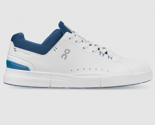 On Cloud Men's THE ROGER Advantage-White | Cobalt Shoes New Arrivals