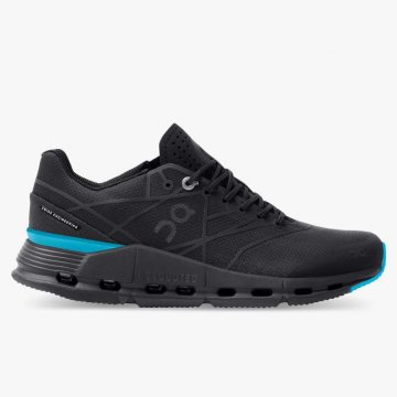 On Cloud Women's Cloudnova Z5-Black | Cyan Shoes Free Shipping