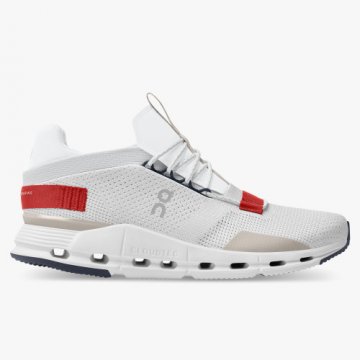 On Cloud Men's Cloudnova-White | Red Shoes Online Sale