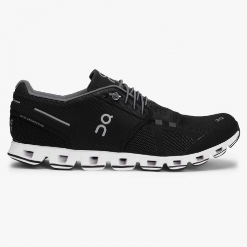 On Cloud Men's Cloud-Black | White Shoes Online Outlet