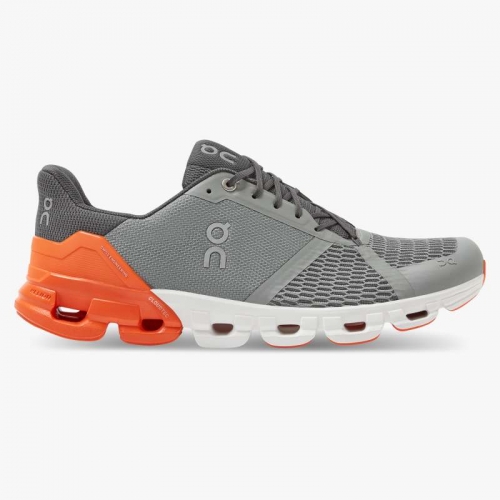 On Cloud Men's Cloudflyer-Grey | Orange Shoes Online Sale