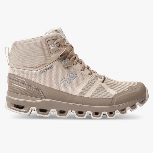 On Cloud Women's Cloudrock Waterproof-Desert | Clay Shoes Free Shipping