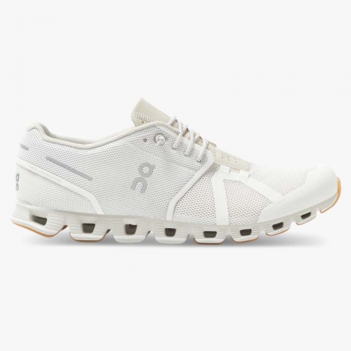 On Cloud Men's Cloud-White | Sand Shoes Promotion Outlet