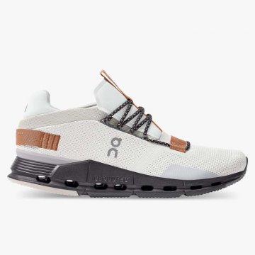 On Cloud Men's Cloudnova-White | Pecan Shoes Online Outlet