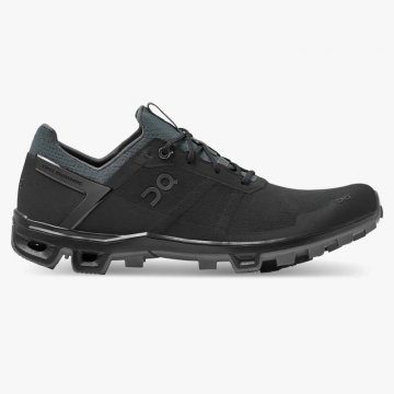 On Cloud Women's Cloudventure Peak-Black | Rock Shoes Free Shipping