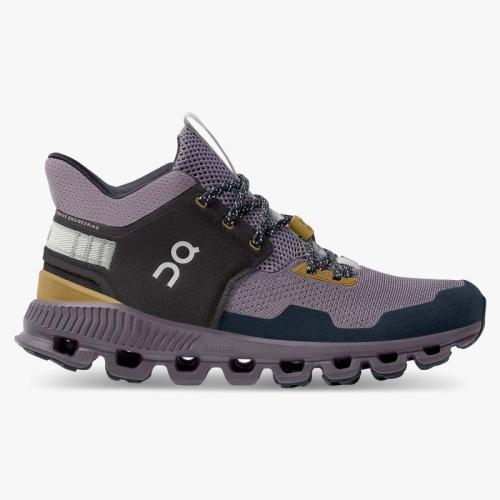 On Cloud Women's Cloud Hi Edge-Pebble | Lilac Shoes Online Sale